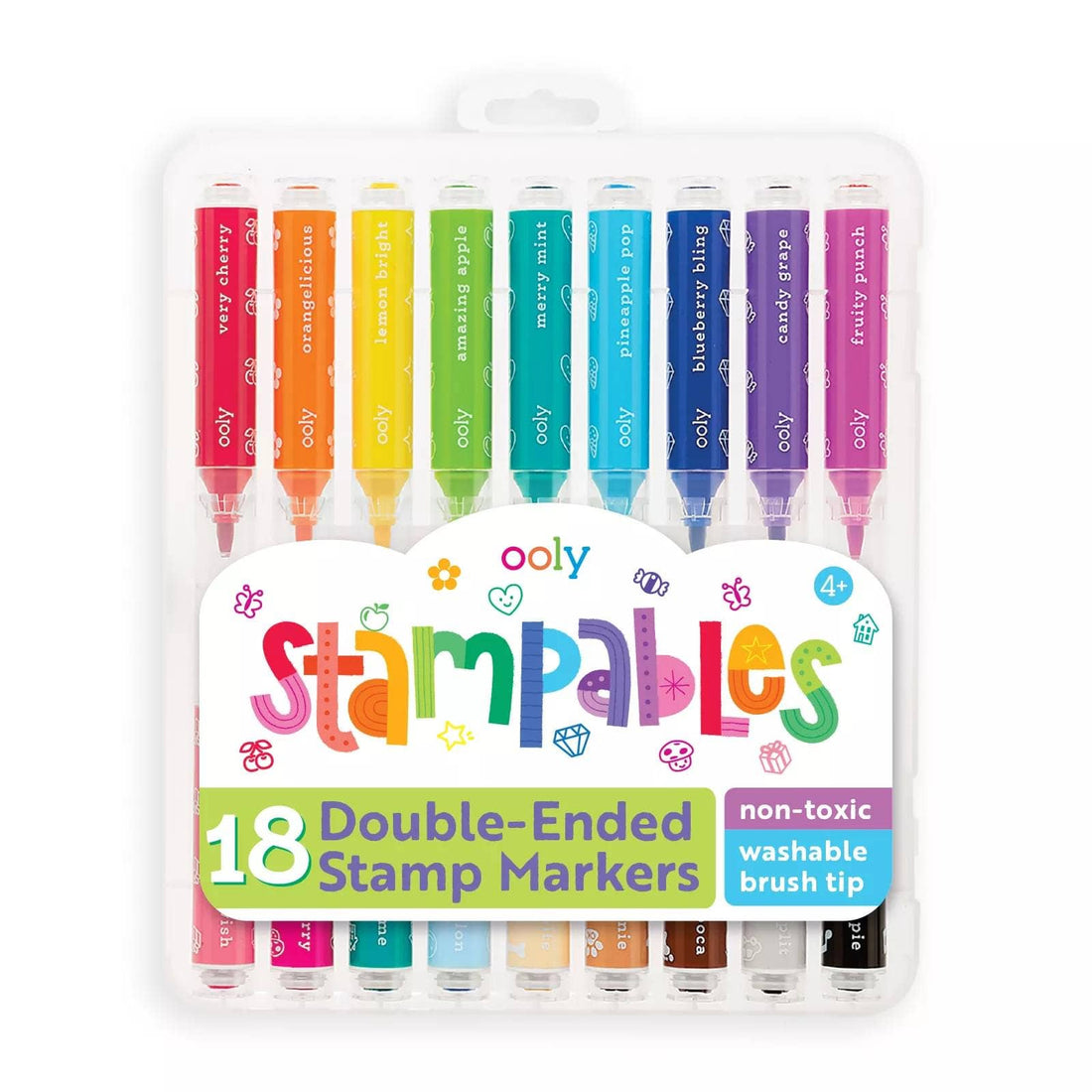 Stampables Double Ended Scented Markers- Set of 18