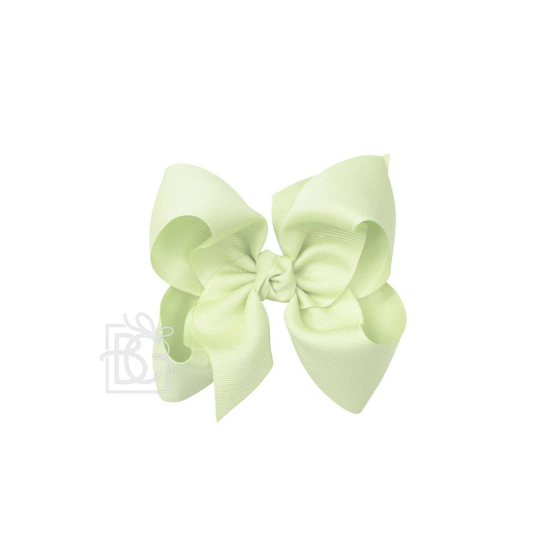 5.5&quot; Hairbow on Alligator Clip: Sage