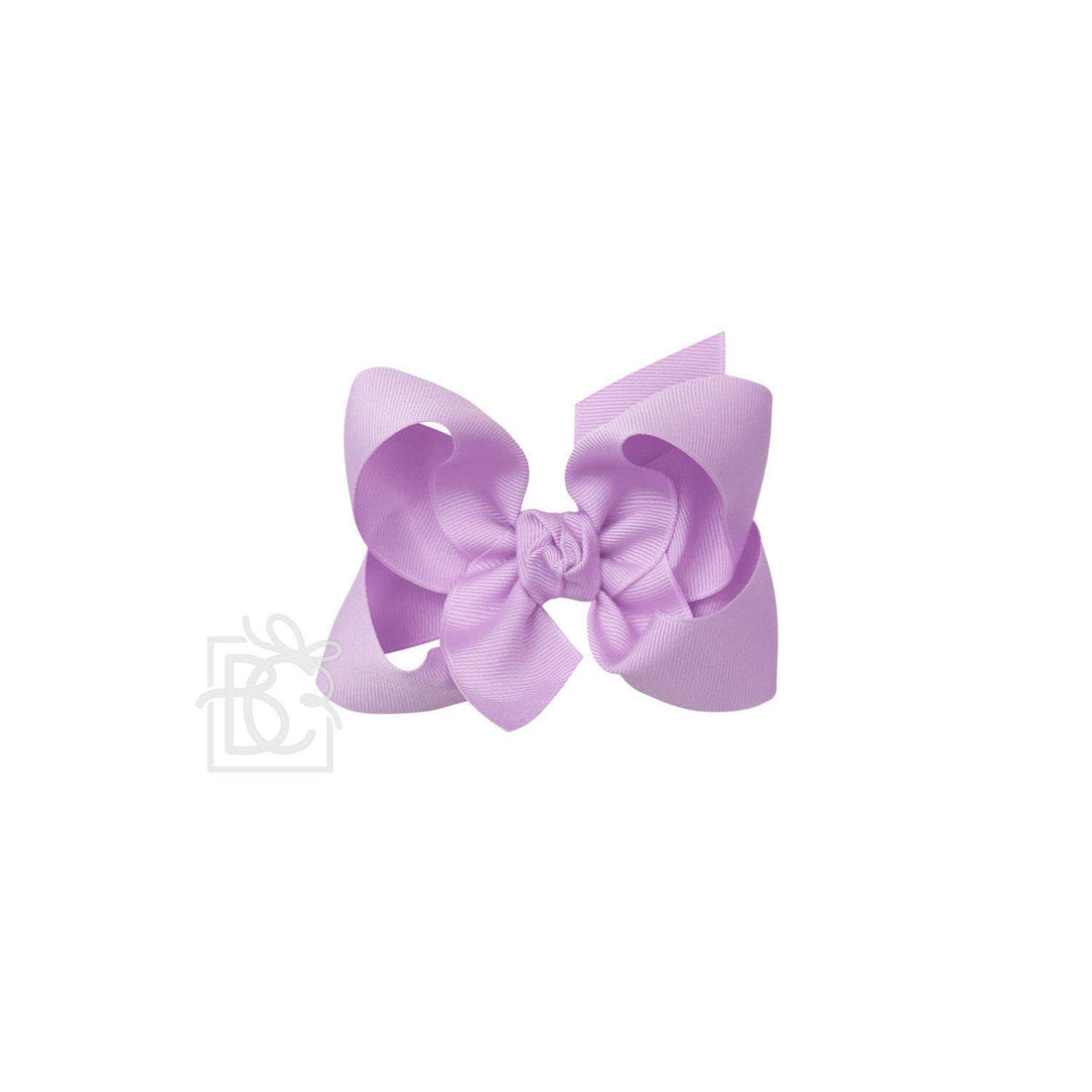 4.5&quot; Hairbow on Alligator Clip: Light Orchid