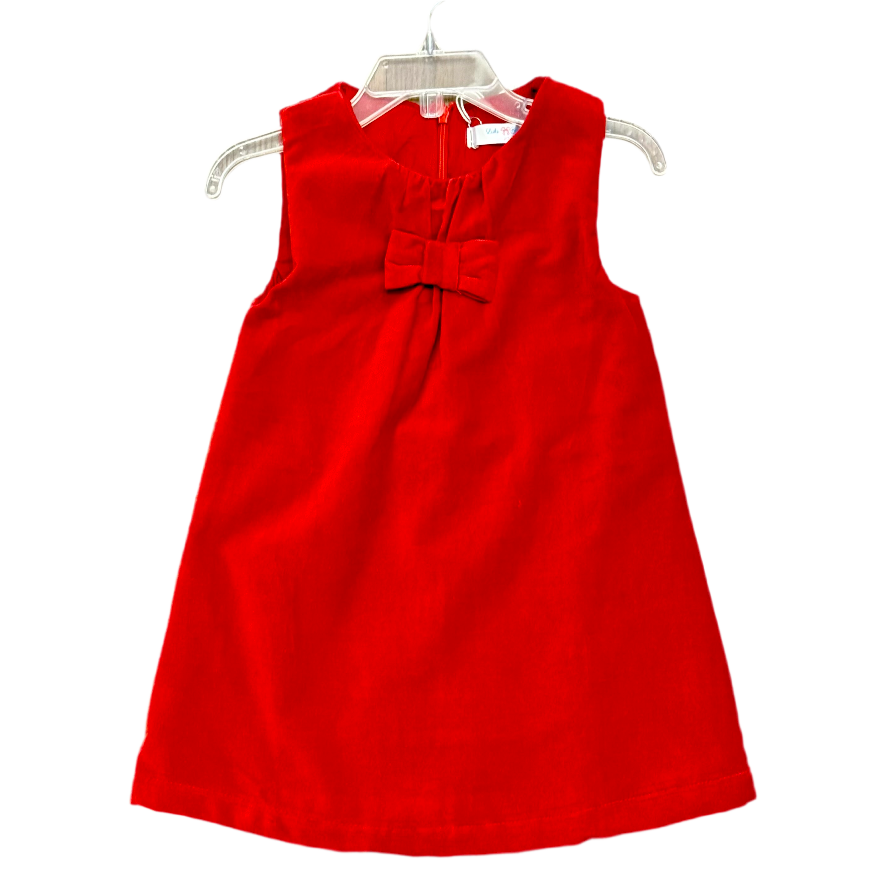 Red Velvet Jumper Dress