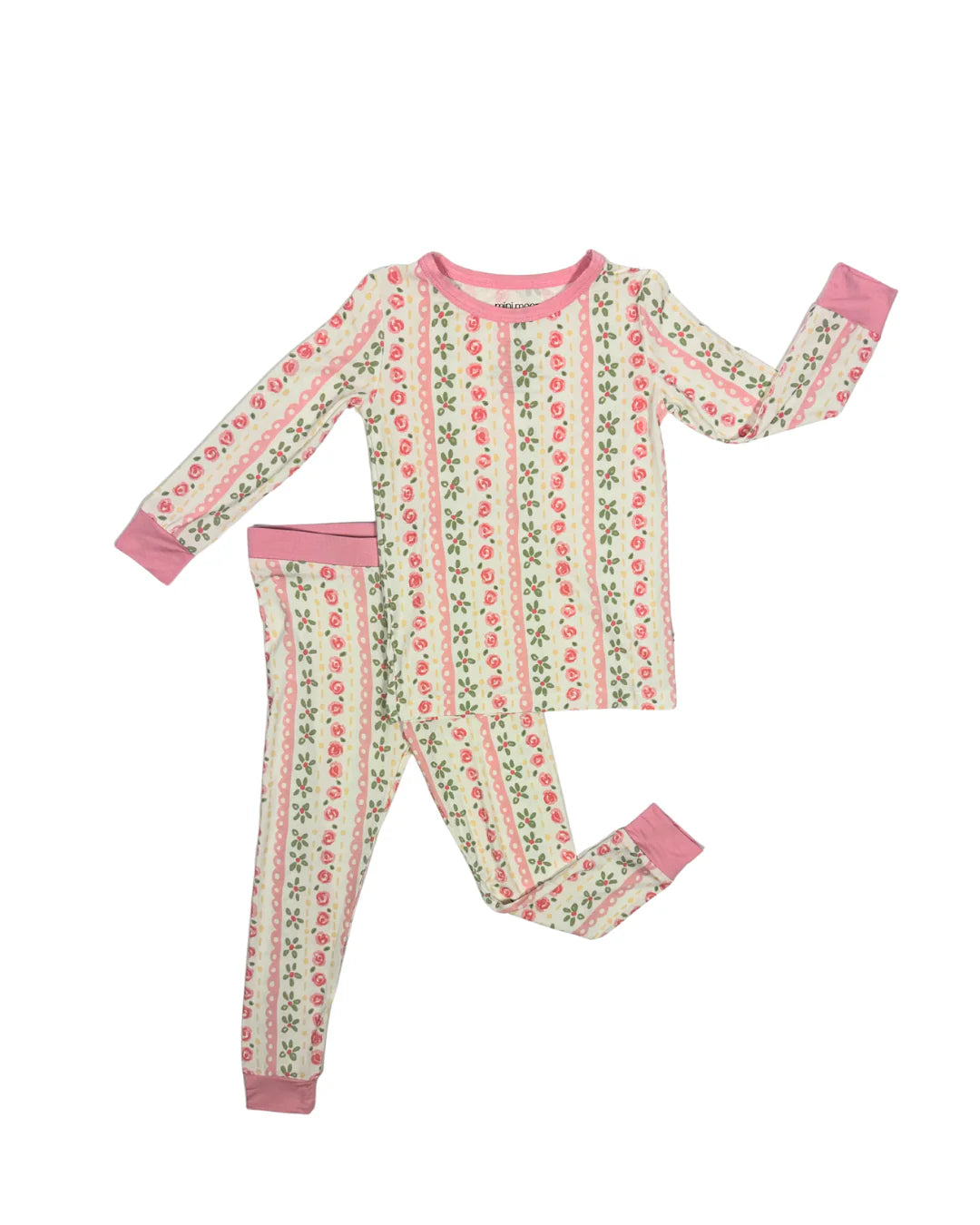 2-Piece Bamboo Pajamas: Cottage Garden