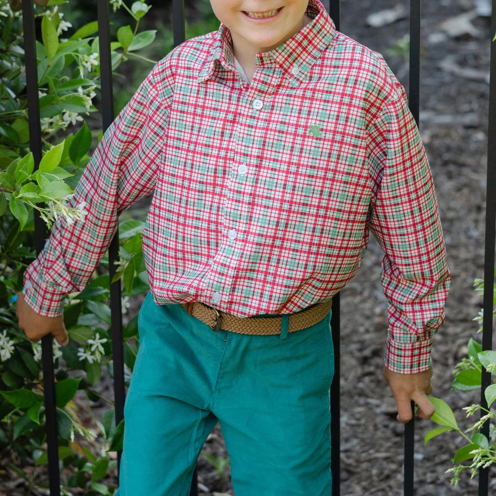 Bailey Boys Champ Pants: Clover Corduroy