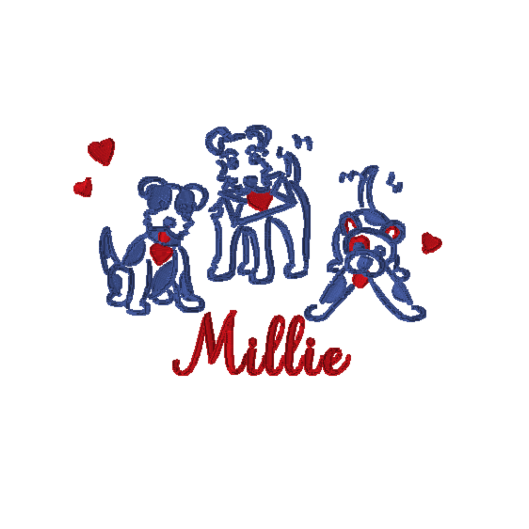 Love Pups Motif