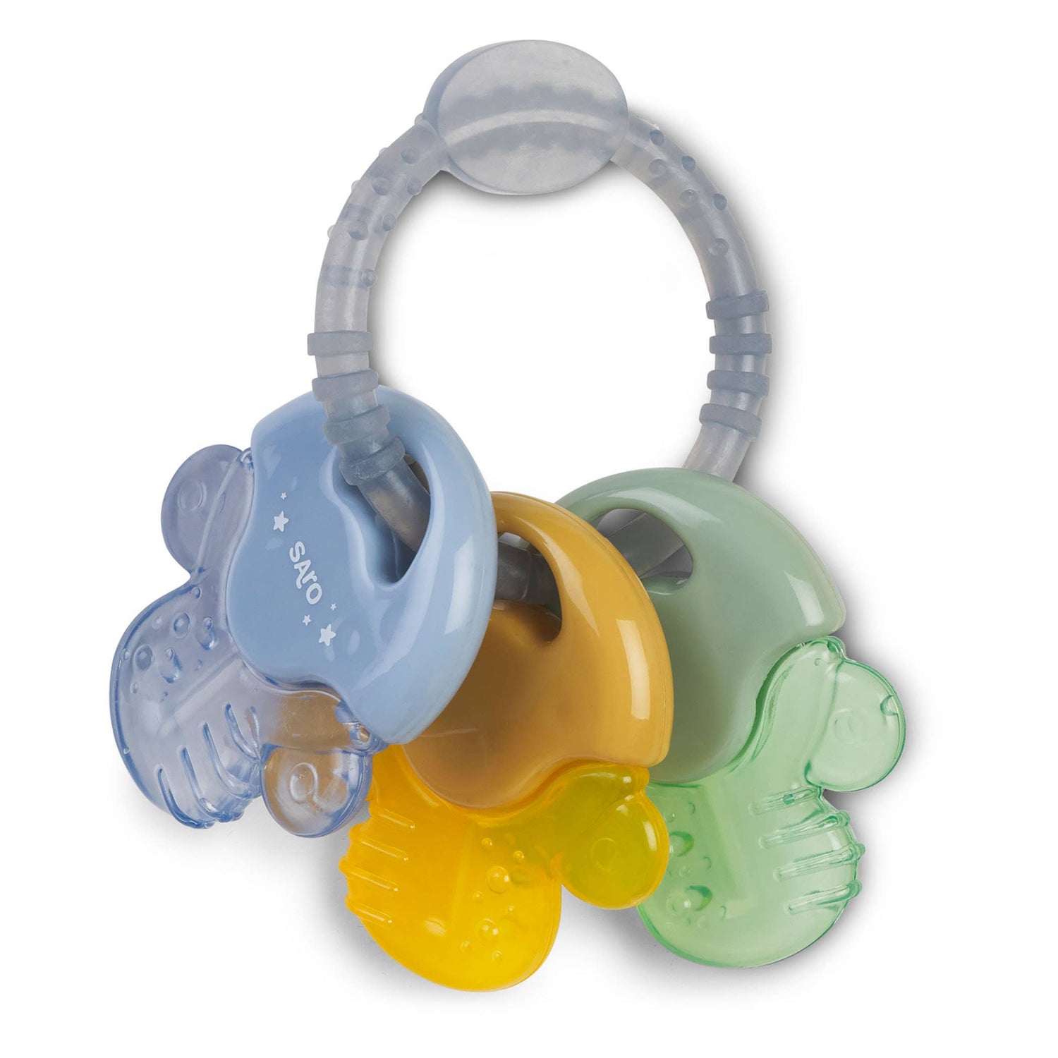 Water Teether Keys: Misty Blue