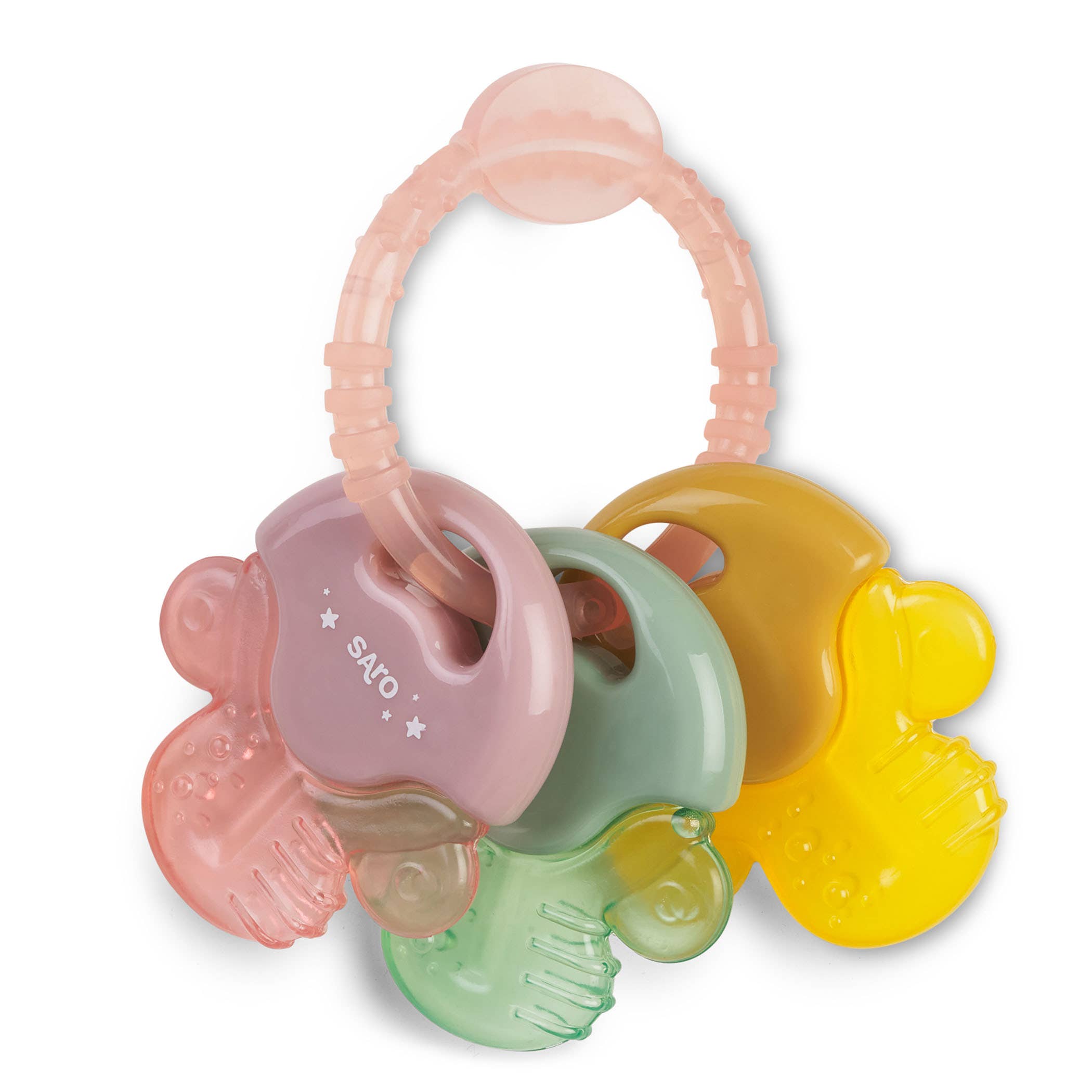 Water Teether Keys: Blossom Pink