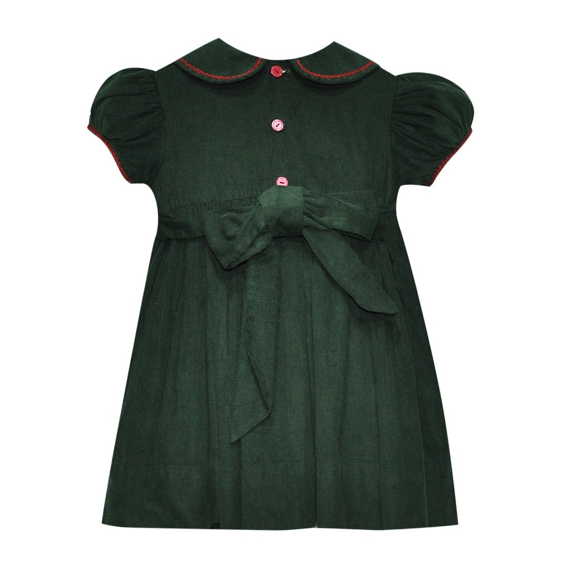 Christmas Green Juliette Dress: Rocking Horse