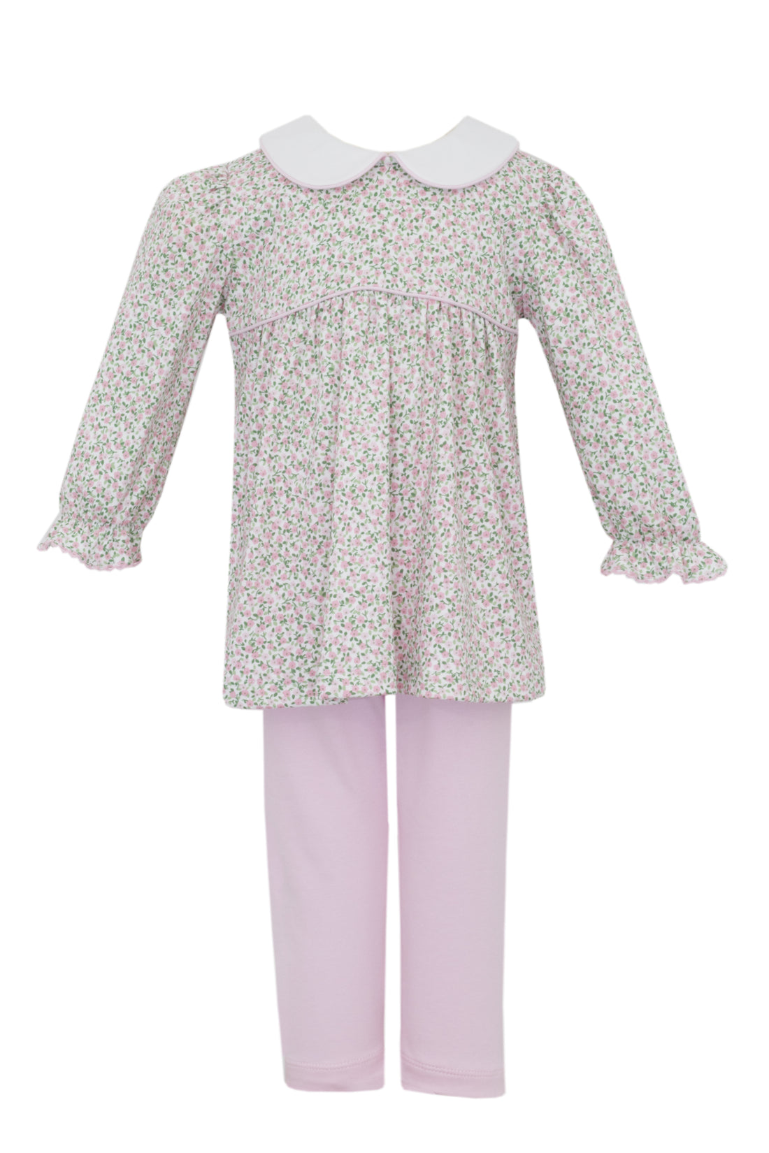 Pink Knit Liberty Floral Tunic &amp; Legging Set