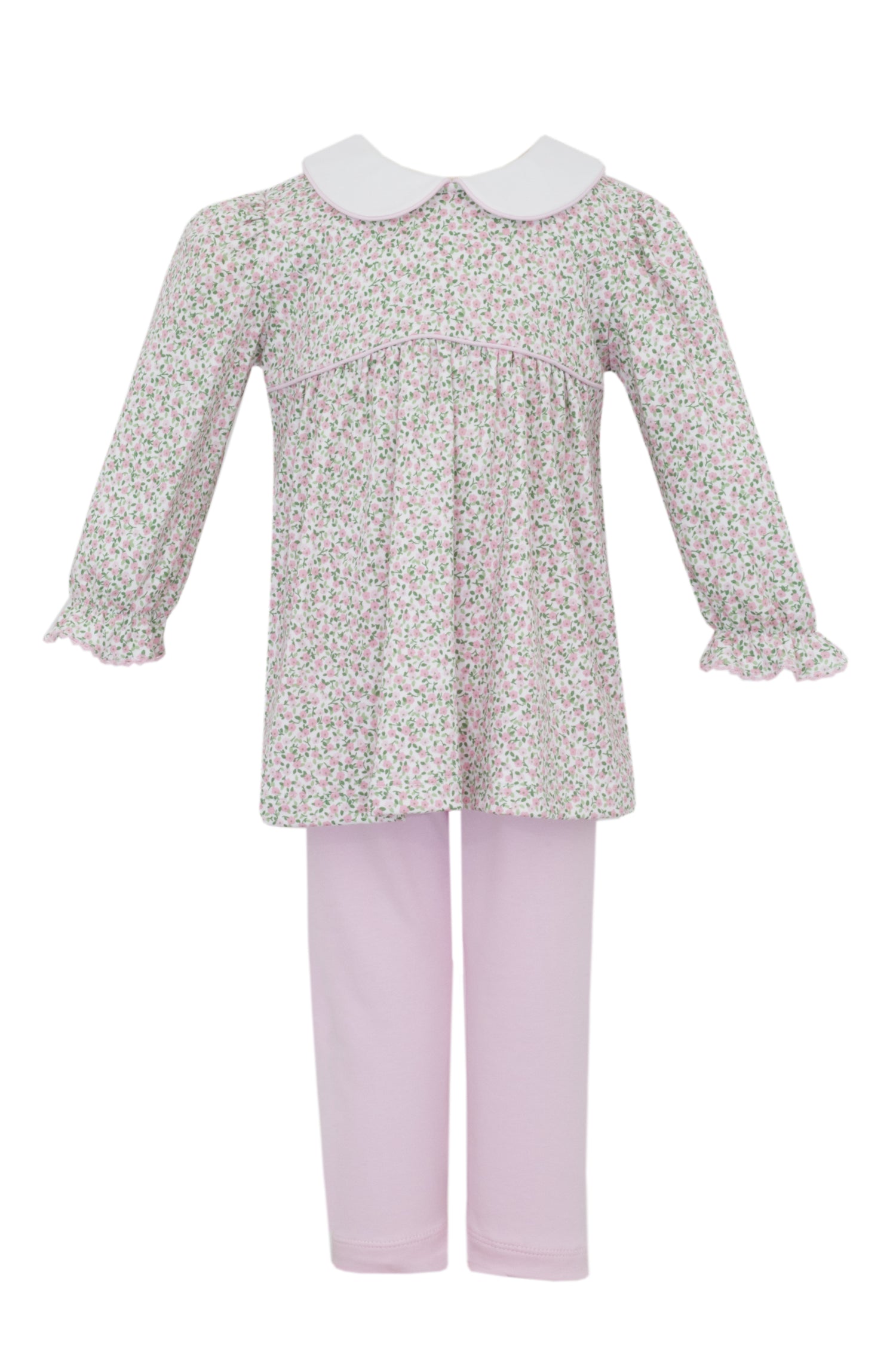 Pink Knit Liberty Floral Tunic &amp; Legging Set
