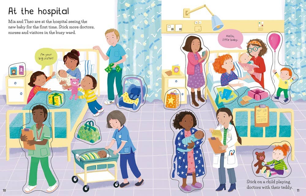 First Sticker Book: The New Baby