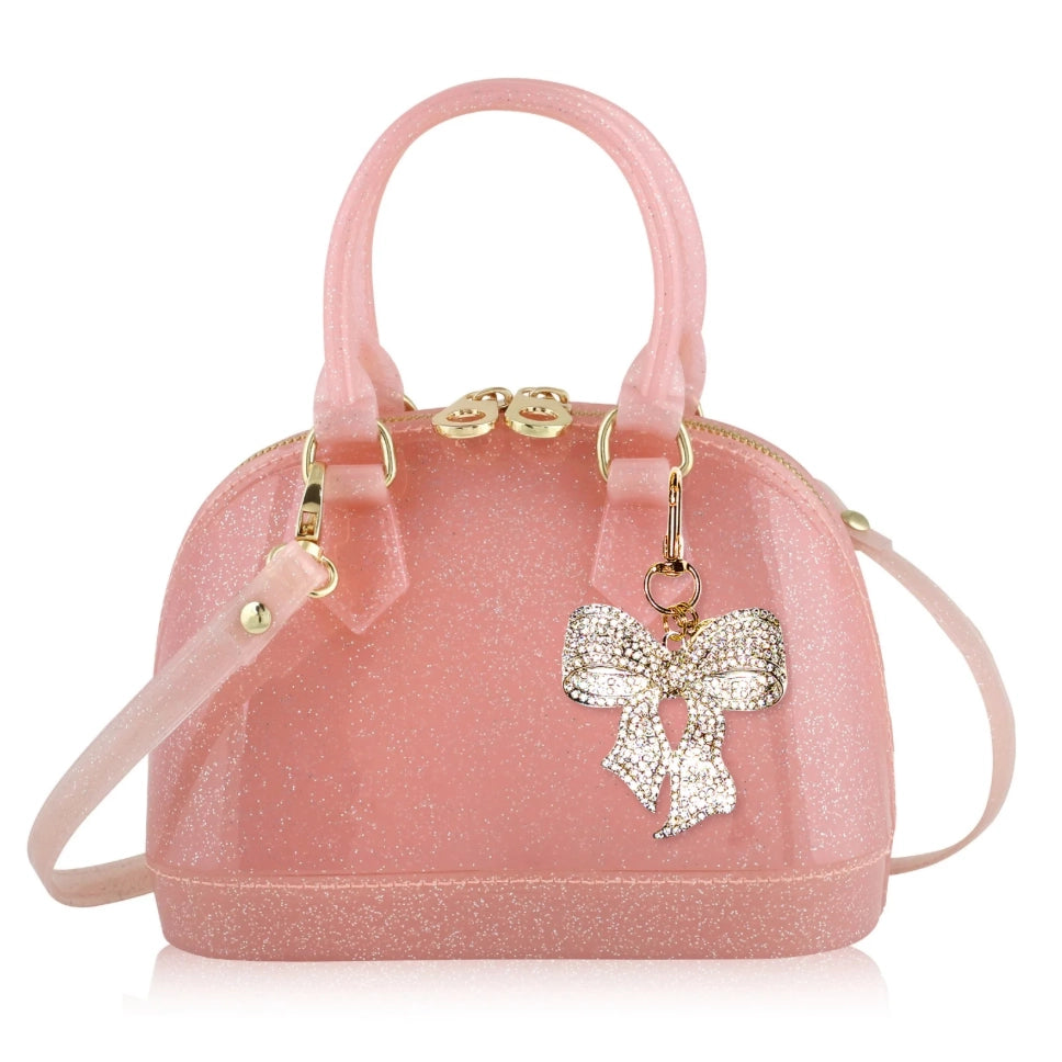 Cate Handbag: Closer to heaven: Light Pink Sparkle