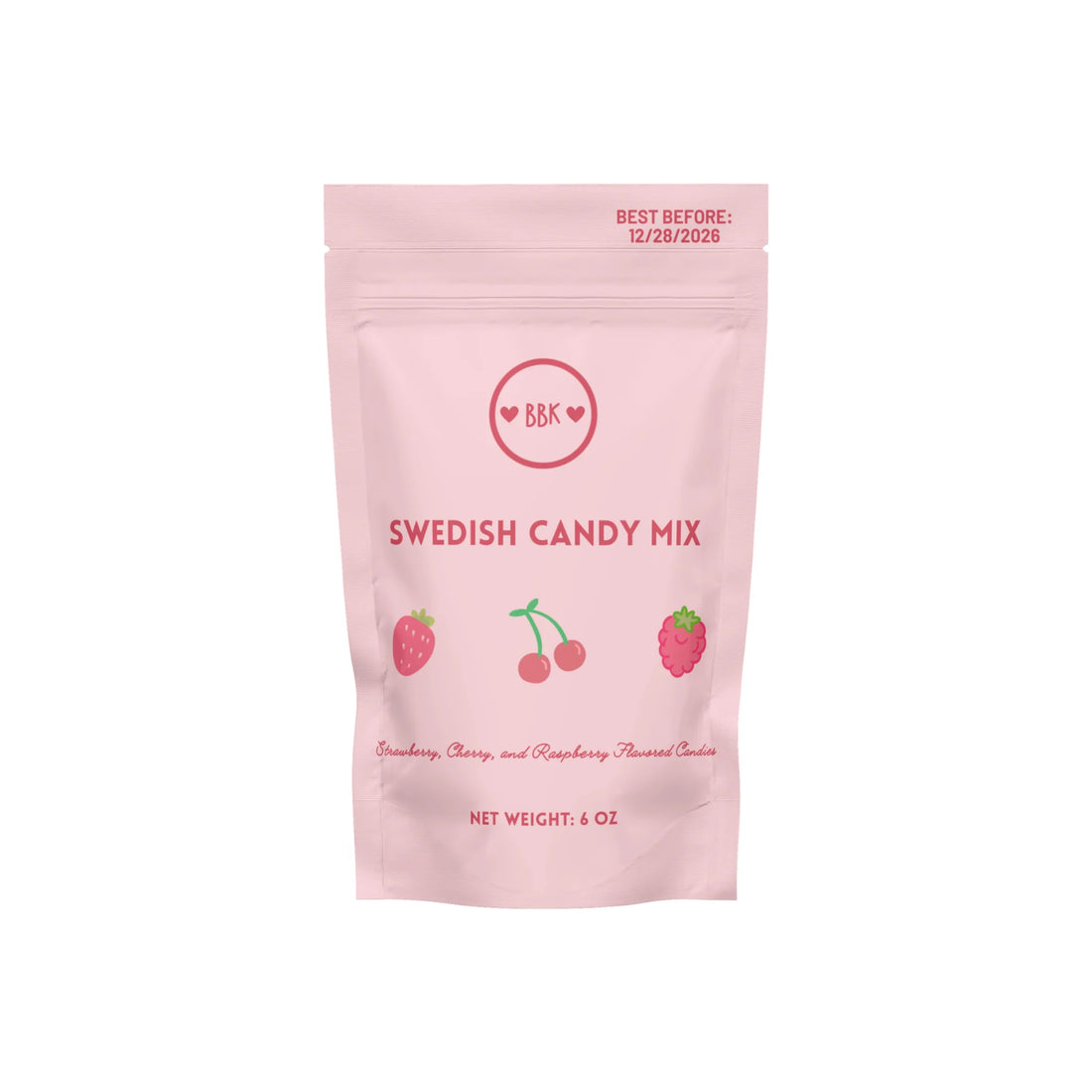 Swedish Candy Pink Mix: 6 oz. Bag