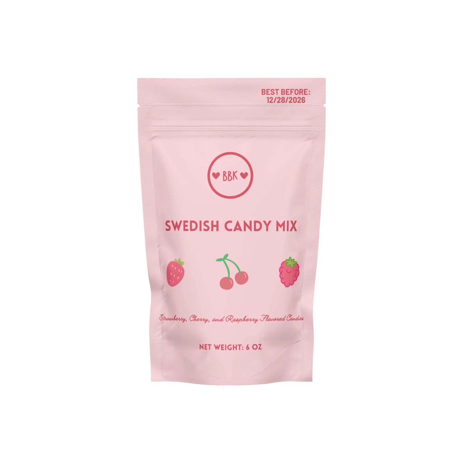 Swedish Candy Pink Mix: 6 oz. Bag