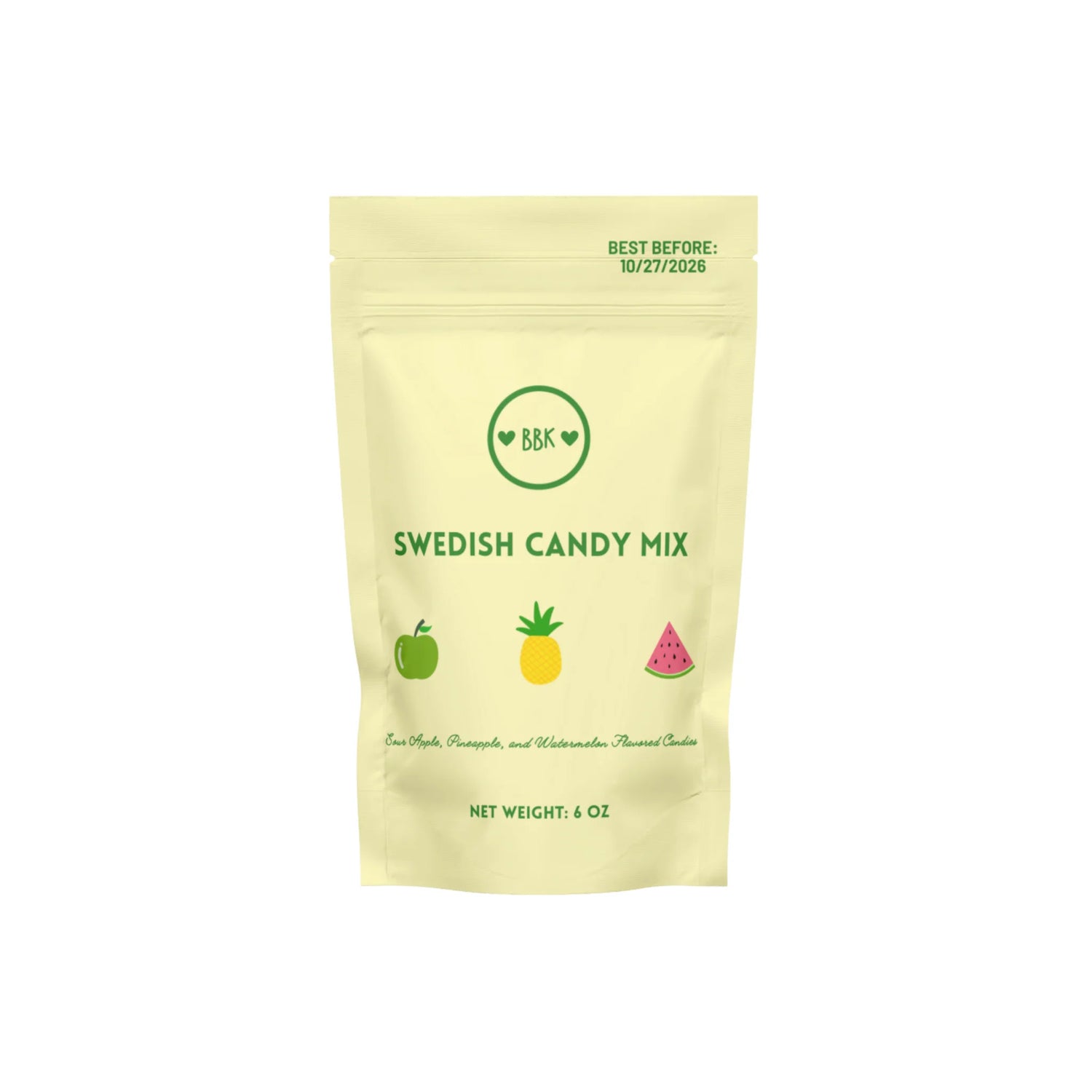 Swedish Candy Yellow Mix: 6 oz. Bag