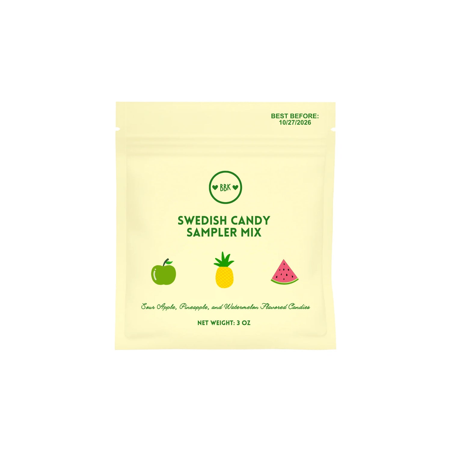 Swedish Candy Yellow Mix Sampler