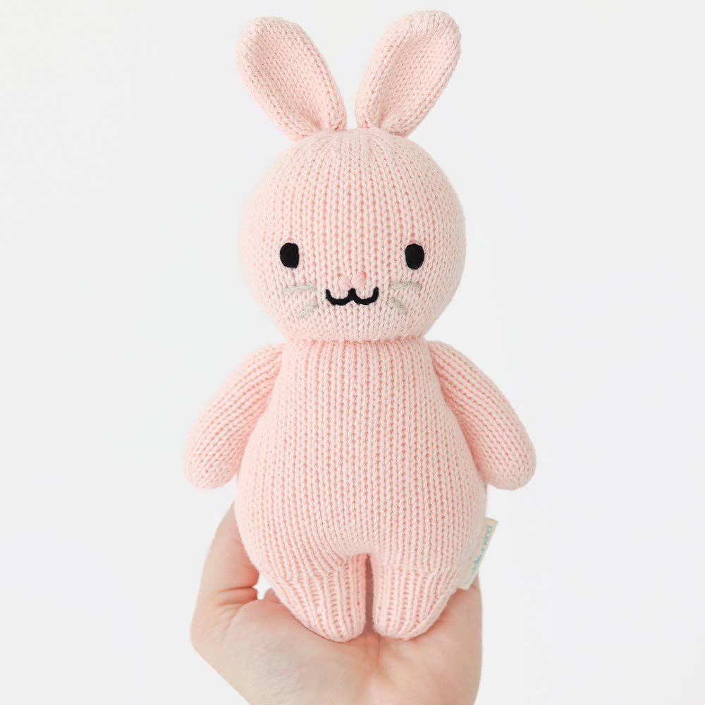 Cuddle+Kind Baby rabbit: Powder Pink