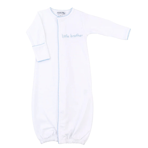 "Little Brother" Embroidered Converter Gown