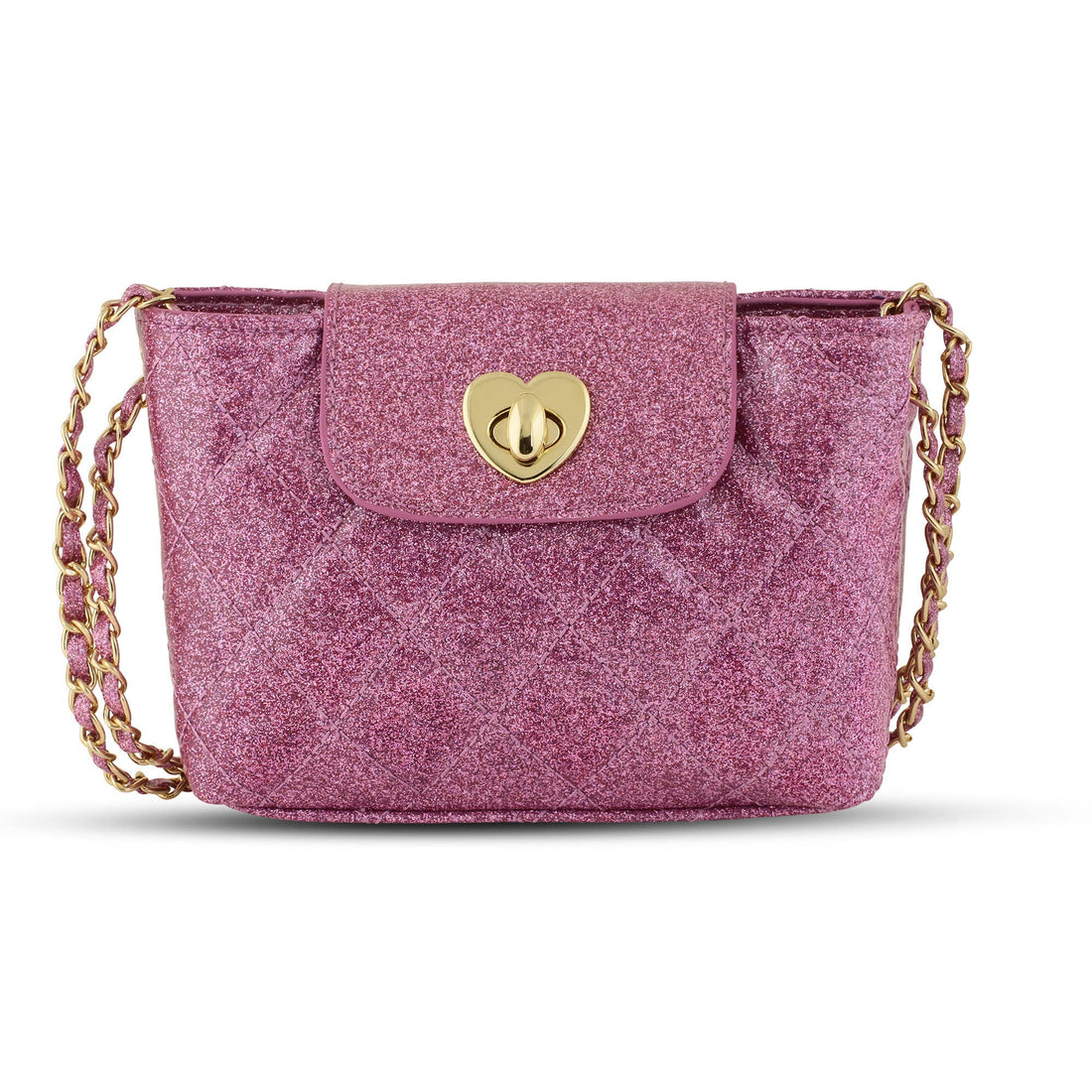 Paige Handbag: Purple Glitter