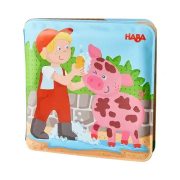 Magic Color Changing Wash Away Bath Book: Farm Animal