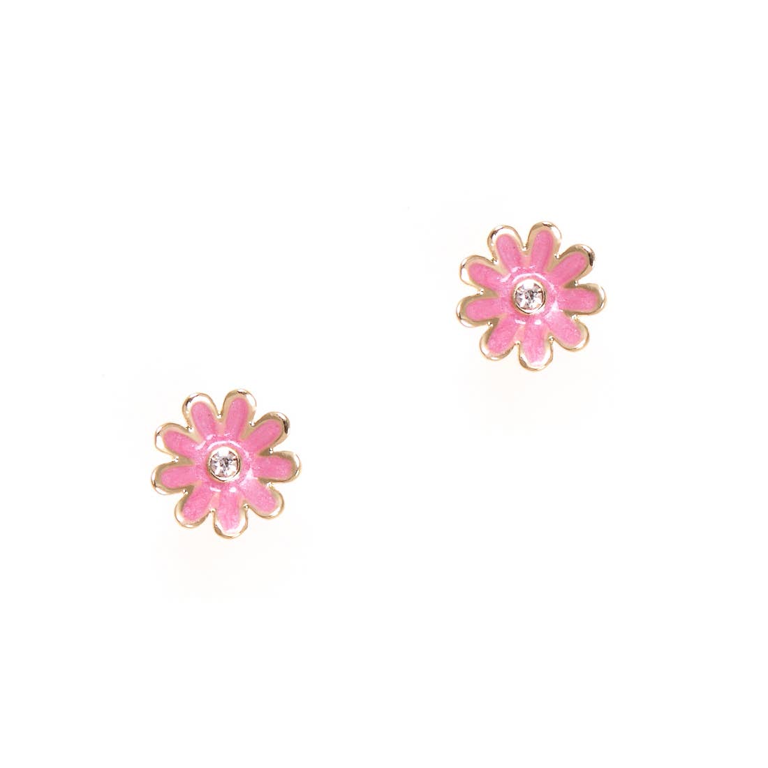 Pink Daisy Cutie Stud Earrings