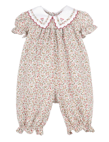 Claret Berries &amp; Blooms Longall: Red