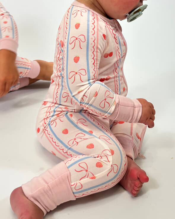 Sweet Caroline 2-Way Zipper Bamboo Romper