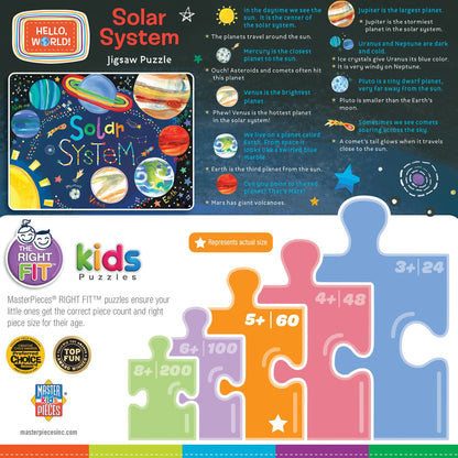 Hello, World! Solar System 60 Piece Puzzle