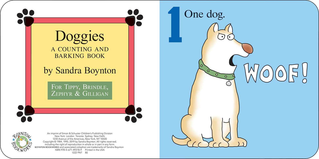Doggies by Sandra Boynto Board Book