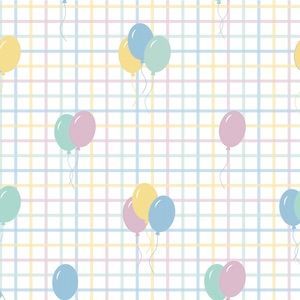 Breccan Dress: Party Time Balloon Plaid