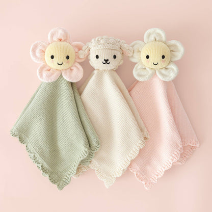 Cuddle + Kind Baby Daisy Lovey: Blush
