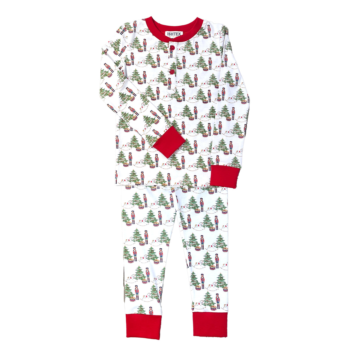 Nutcracker Boys Long Pajamas