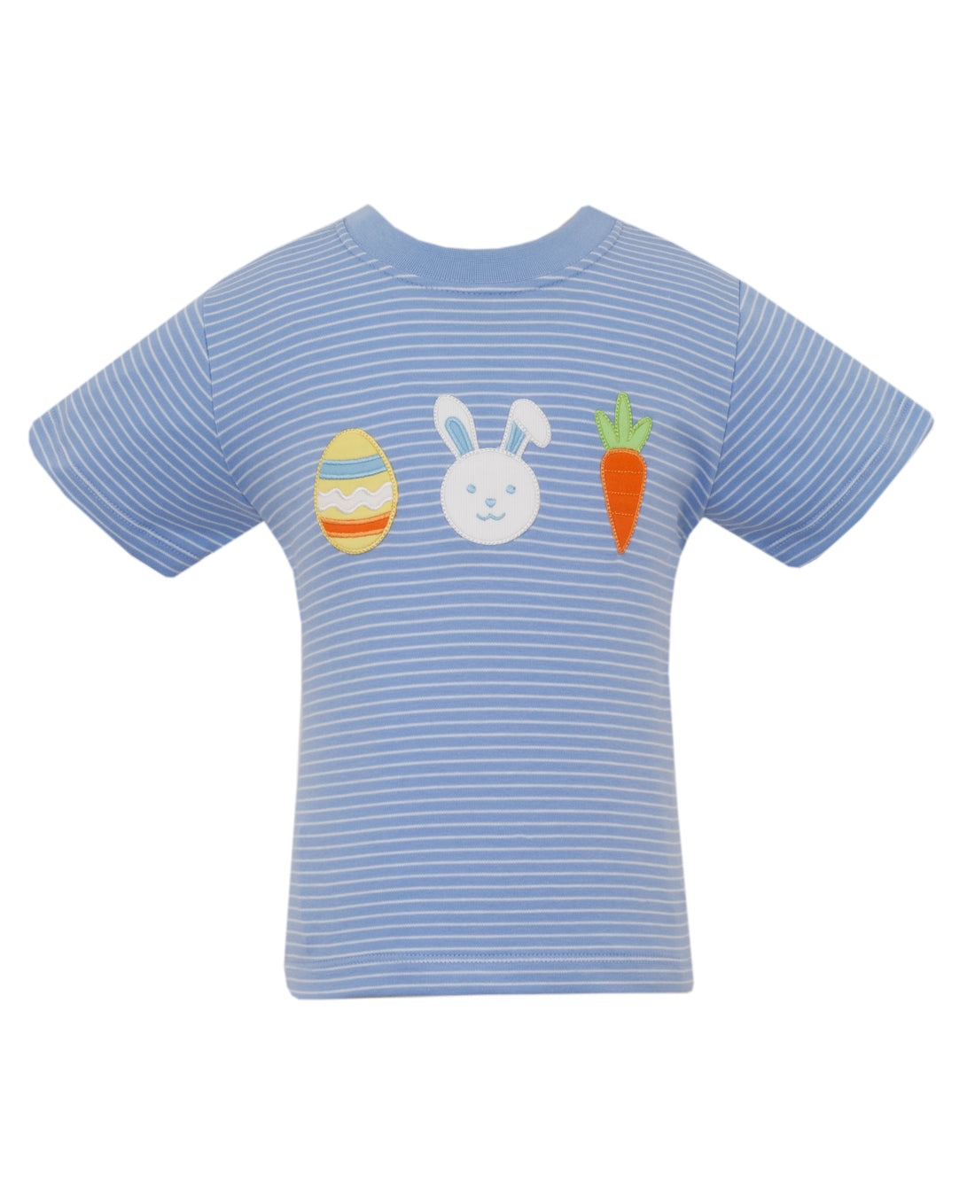 Boys Egg, Bunny, Carrot Applique T-Shirt