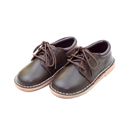 Tyler Lace Up Shoe for Boys: Brown