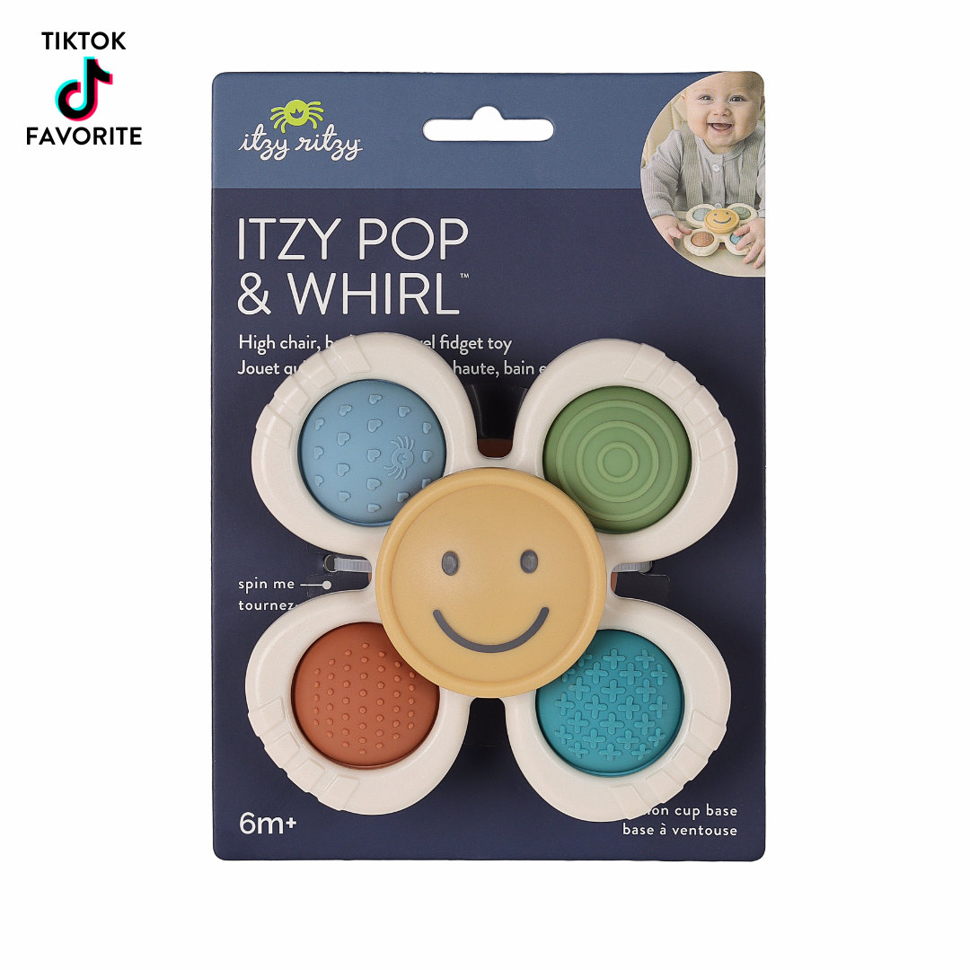Itzy Pop &amp; Whirl™ - Bath + Travel Toy: Strawberry