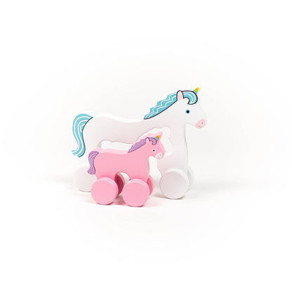 Unicorn Big &amp; Little Wooden Roller