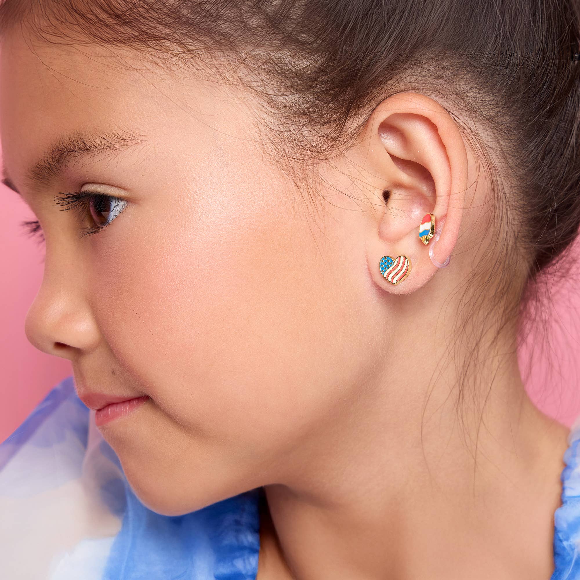Heart of the USA Cutie Stud Earrings