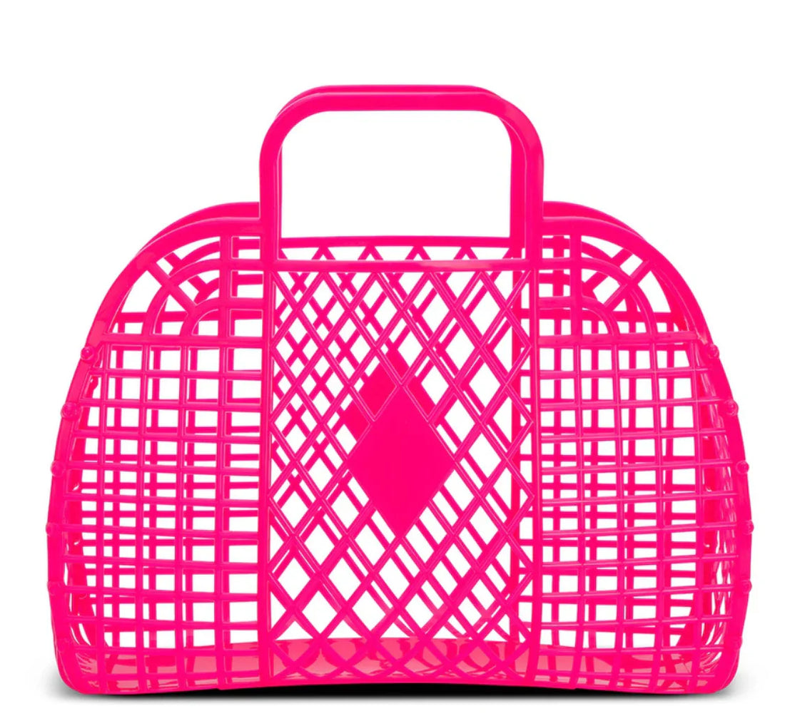 Large Jelly Bag: Neon Pink