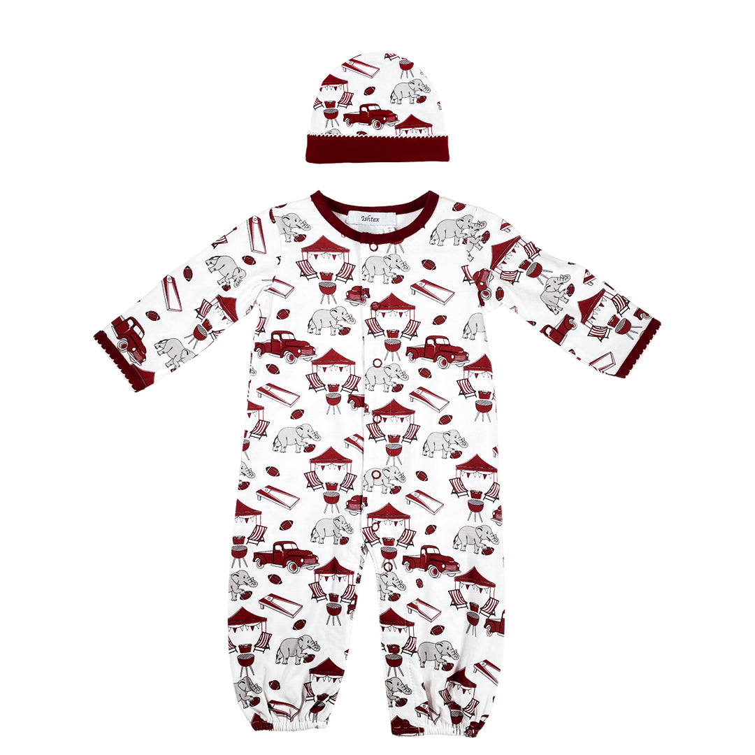 Elephant Converter Gown &amp; Hat Set
