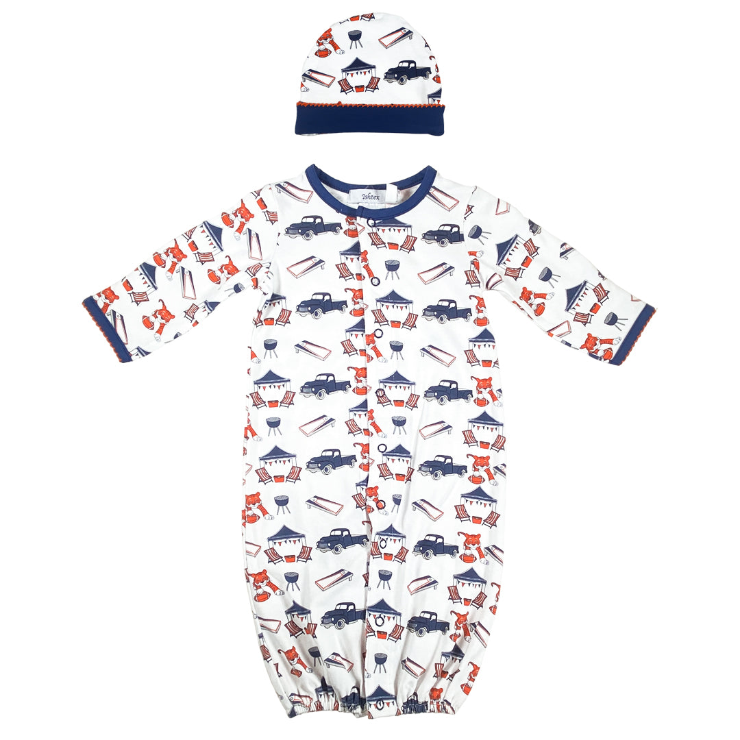 Tiger Converter Gown &amp; Hat Set