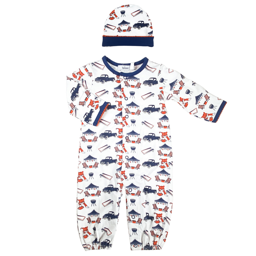 Tiger Converter Gown &amp; Hat Set