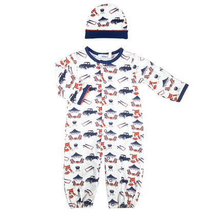 Tiger Converter Gown &amp; Hat Set
