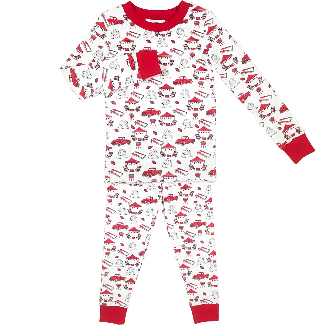 Bulldog Unisex Pajama Set