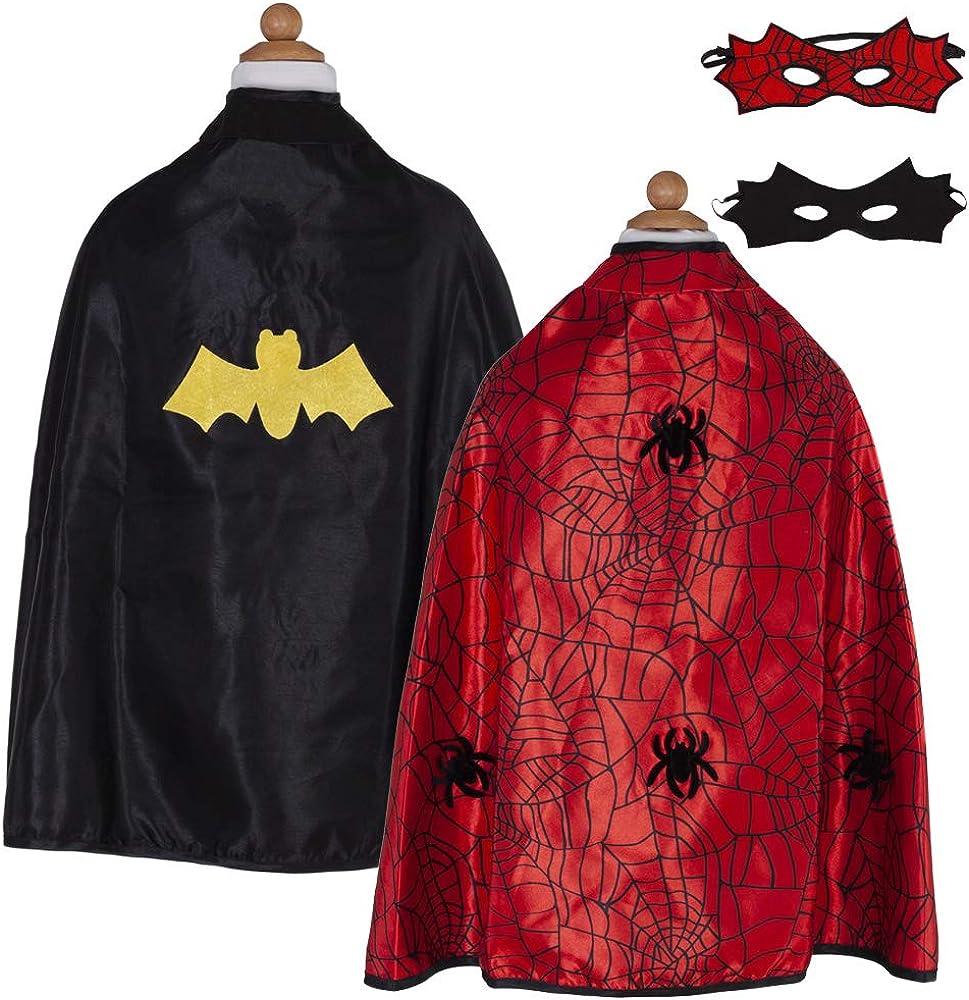 Great Pretenders Reversible Spider/Bat Cape w/Mask