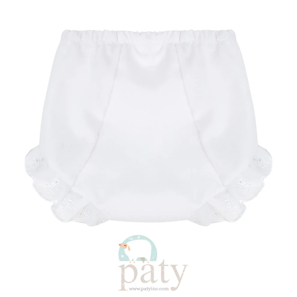 Paty Double Seat Diaper Cover w/Eyelet