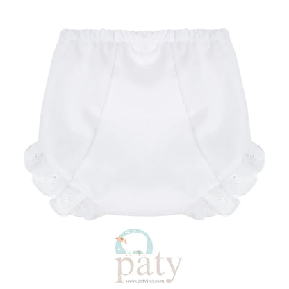 Paty Double Seat Diaper Cover w/Eyelet