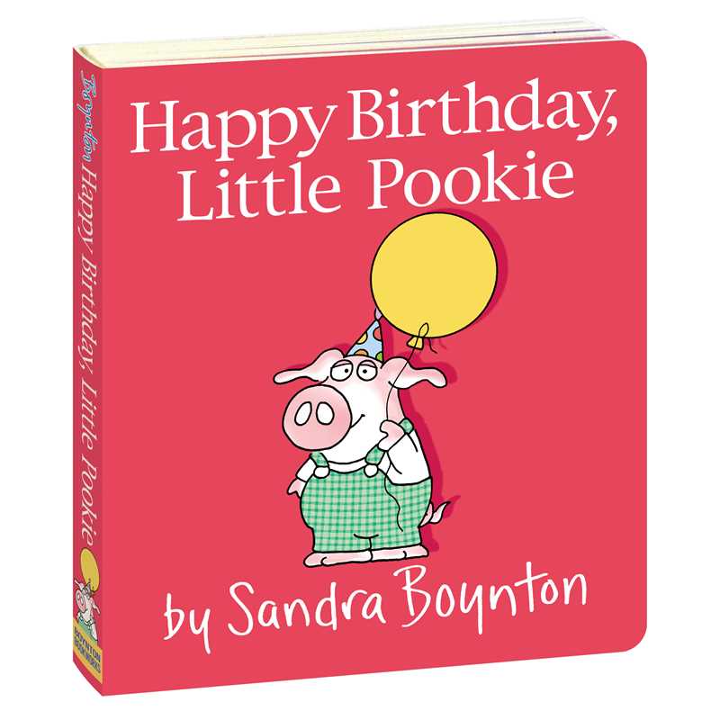 Happy Birthday, Little Pookie by Sandra Boynton Board Books
