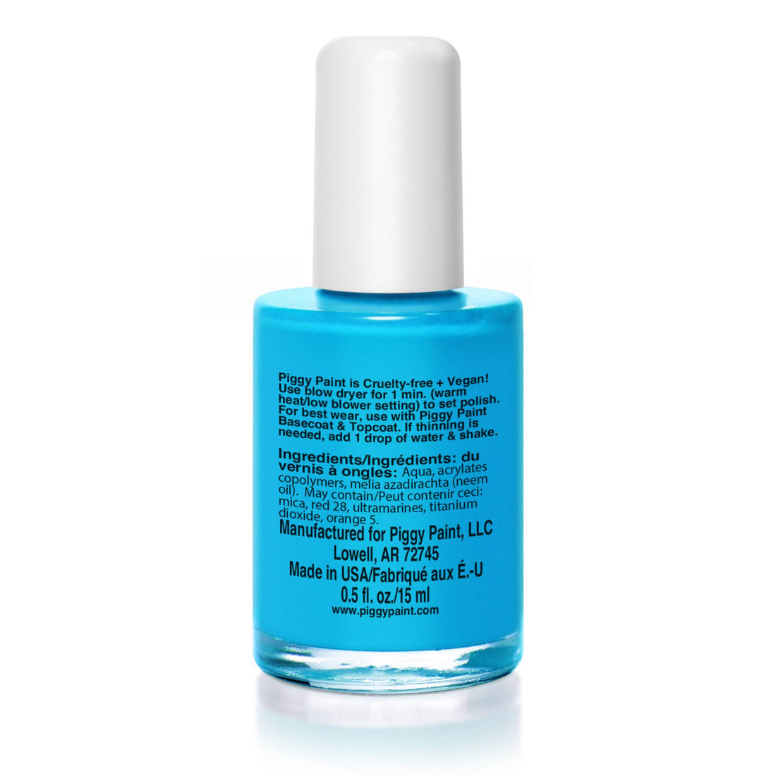 Piggy Paint Nail Polish: RAIN-bow or Shine (Matte Bright Sky Blue)