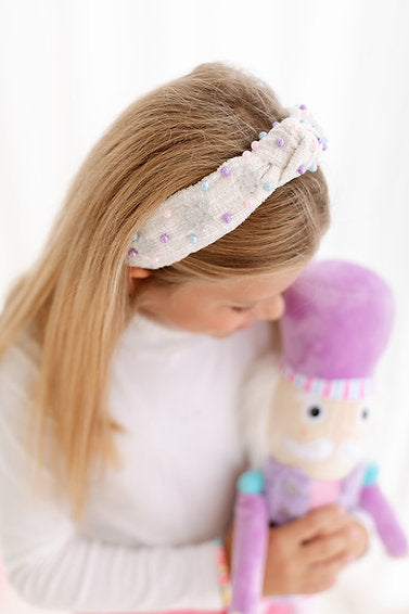 PoppyLand Snowball Sparkle Headband