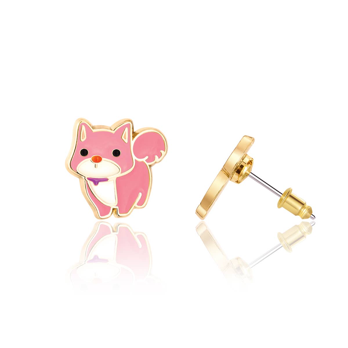 Charming Corgi Cutie Stud Earrings