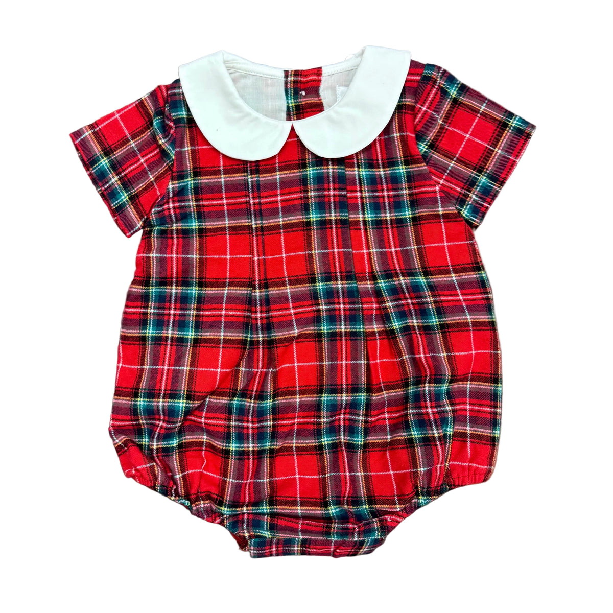 Red Plaid Boy Bubble