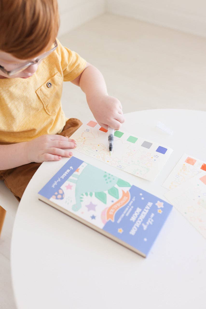 Dinosaur Watercolor Book